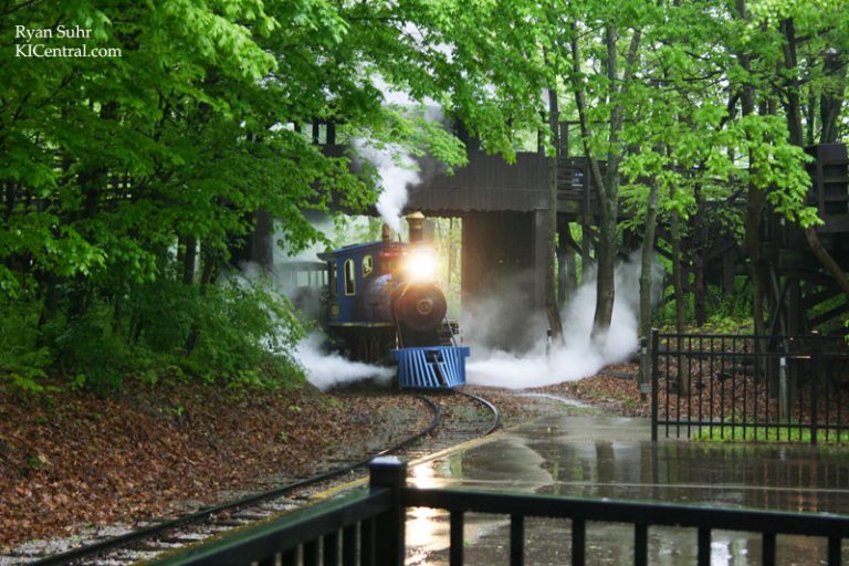 First glimps of the Kings Island and Miami Valley Railroad