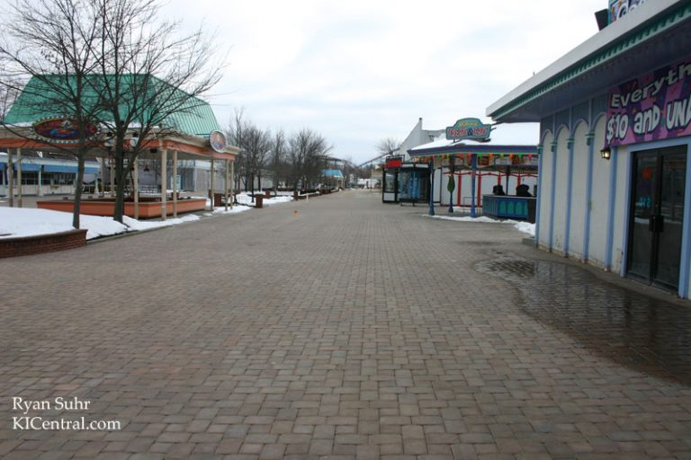 New pavers make an all new look for Coney Mall.