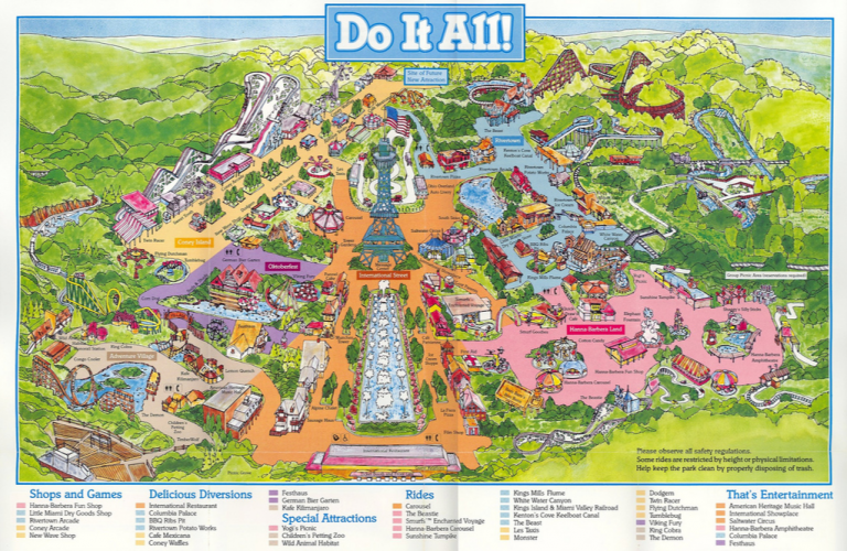 1985 Park Map