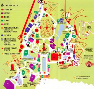 1989-Kings-Island-Map