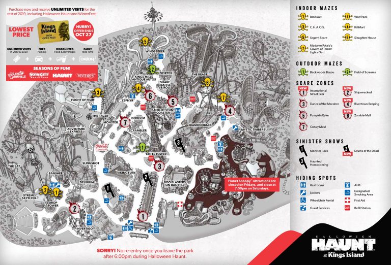 2019 Haunt Map