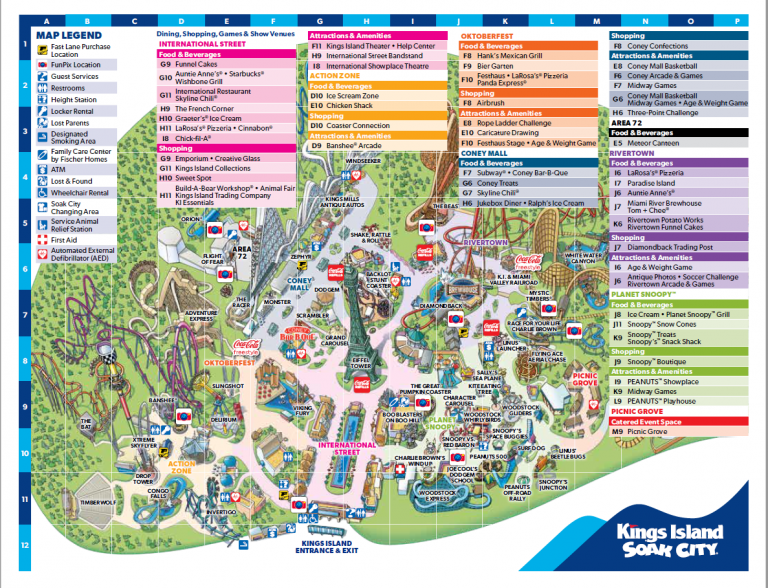 2021 Park Map