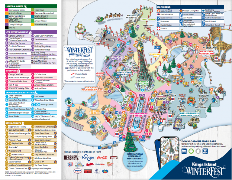 2021 WinterFest Map