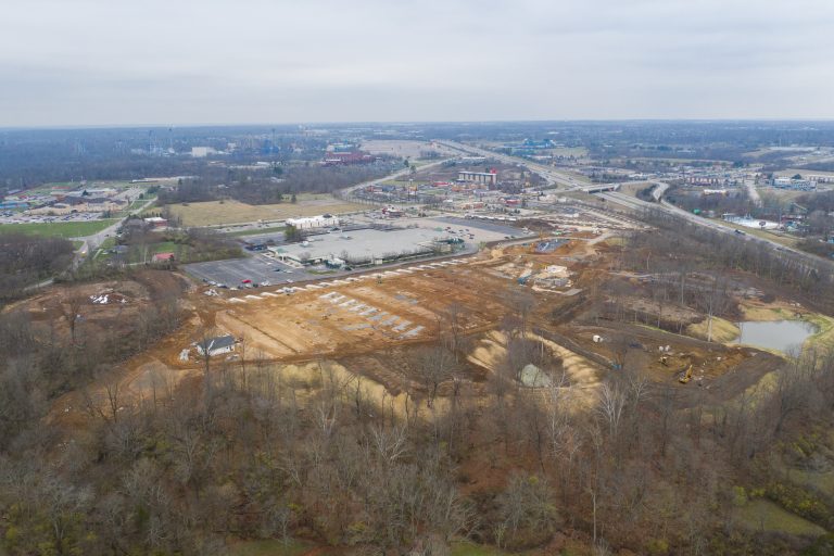 Camp Cedar Construction Aerial