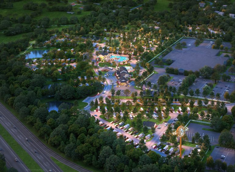 Kings Island Camp Cedar Aerial Rendering