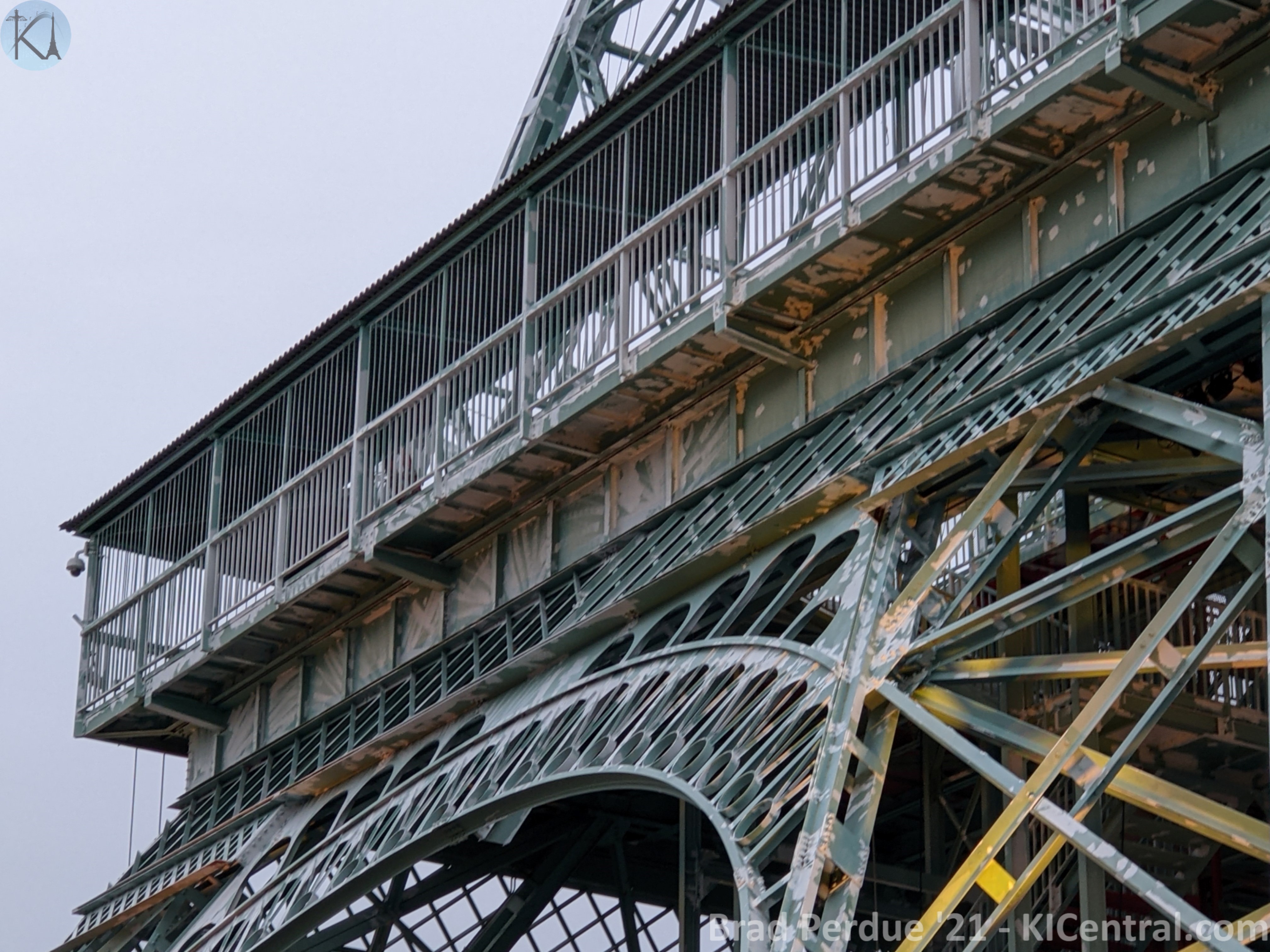 Eiffel Tower Repaint 2021 Kings Island Central
