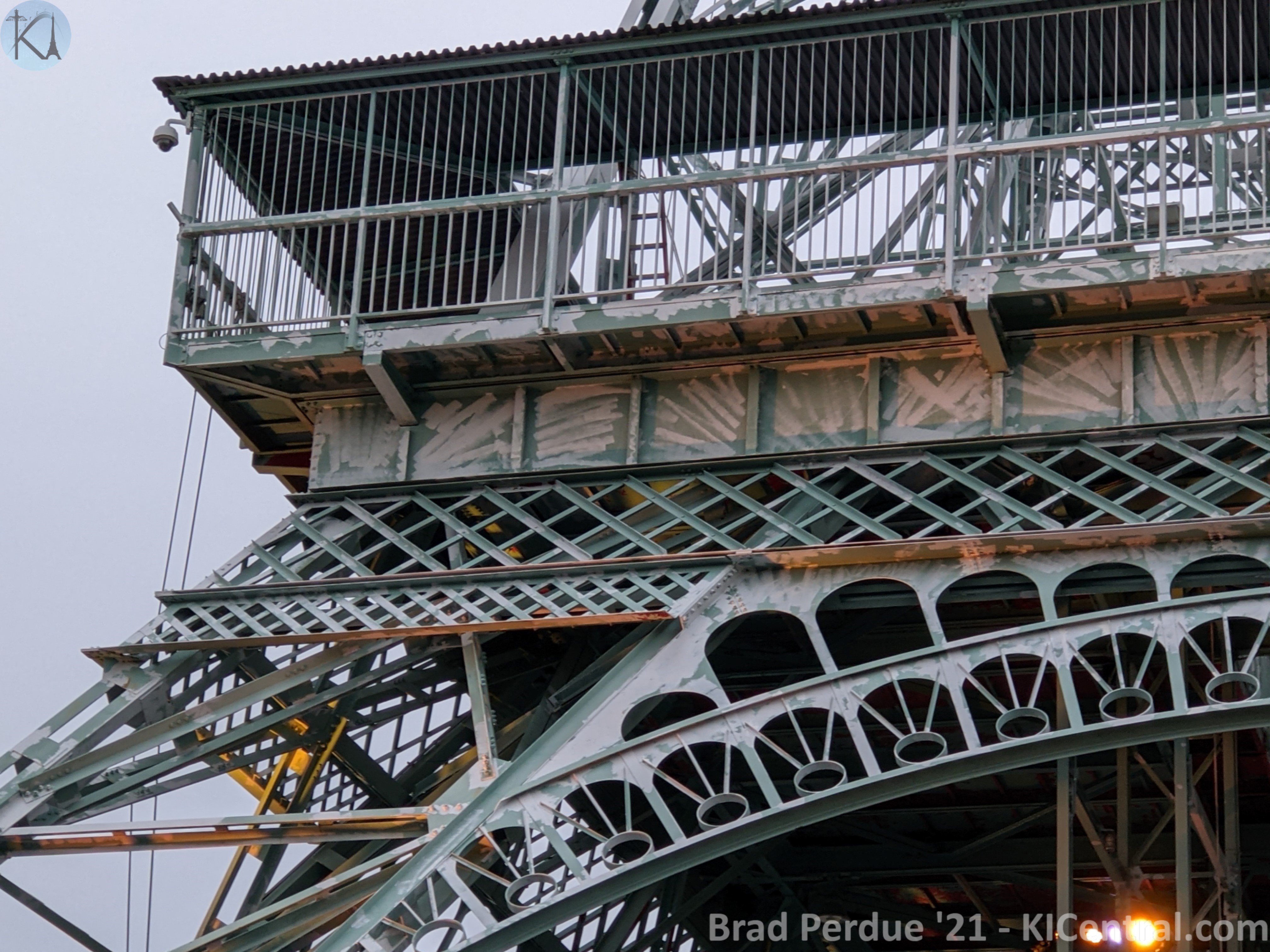 Eiffel Tower Repaint 2021 Kings Island Central