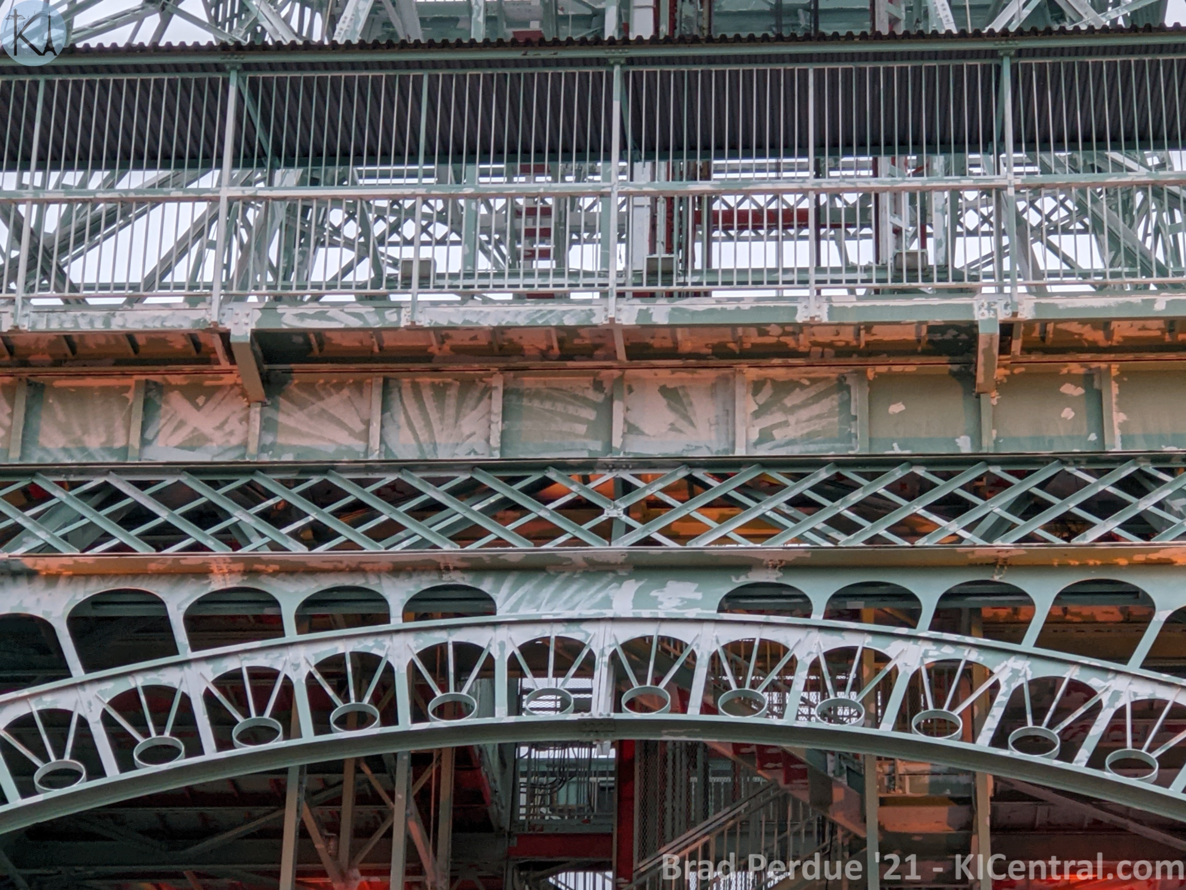 Eiffel Tower Repaint 2021 Kings Island Central