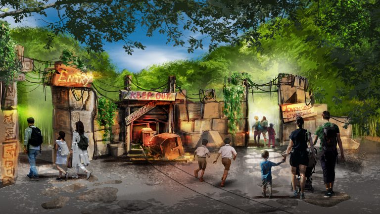 Kings Island Adventure Port - Adventure Express New Entrance