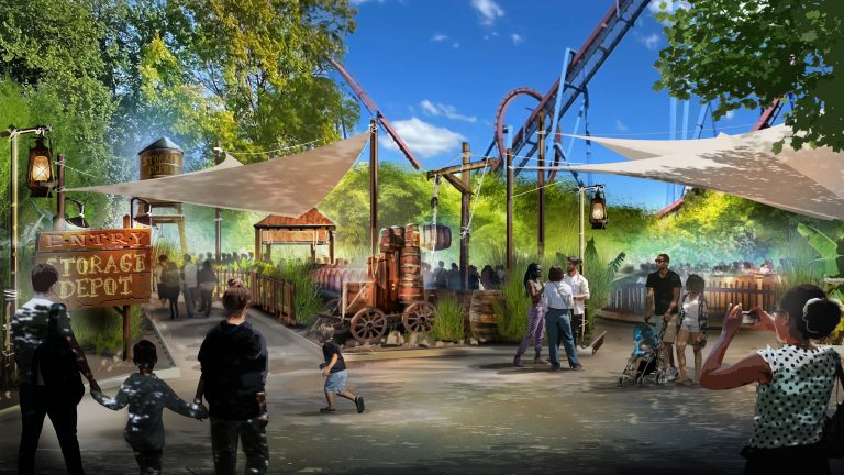 Kings Island Adventure Port - Cargo Loco Entrance
